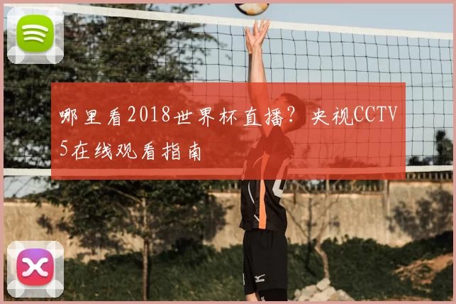 哪里看2018世界杯直播?央视CCTV5在线观看指南