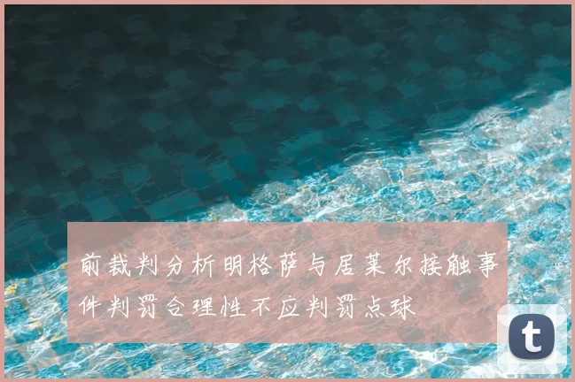 前裁判分析明格萨与居莱尔接触事件判罚合理性不应判罚点球